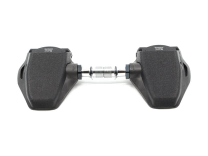 Aercover pedal covers on Shimano Ultegra R8000 pedals, front view