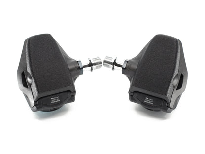 Aercover pedal covers on Shimano Ultegra R8000 pedals, side view
