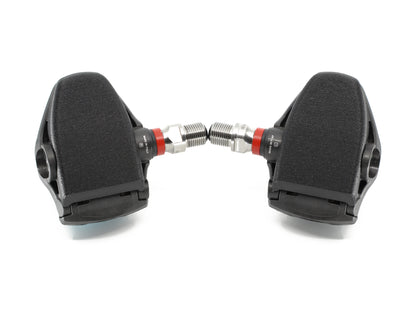Aercover pedal covers on Favero Assioma PRO RS pedals, side view